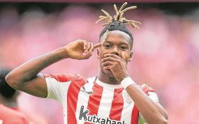 Nico Williams es uno de los canteranos de la actual plantilla del Athletic Club.