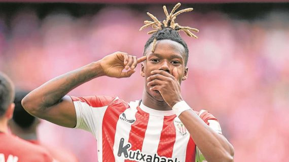 Nico Williams es uno de los canteranos de la actual plantilla del Athletic Club.