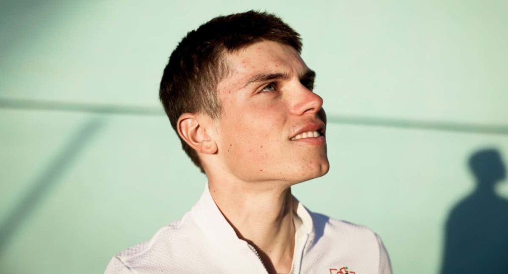 Pablo Torres, en el velódromo de San Sebastián de los Reyes.