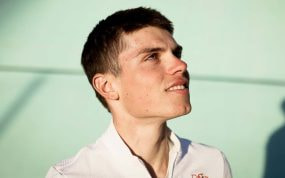 Pablo Torres, en el velódromo de San Sebastián de los Reyes.