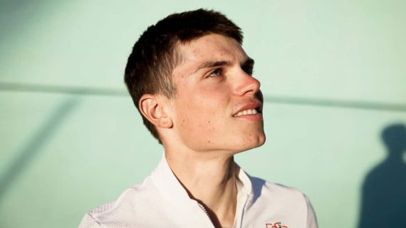 Pablo Torres, en el velódromo de San Sebastián de los Reyes.