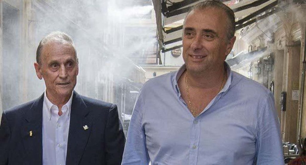 Javier Páez, dueño del Zamora, junto a su tío Manuel Ruiz de Lopera.