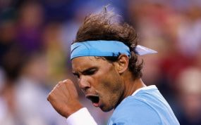 Rafa Nadal en Indian Wells 2016.