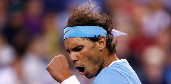 Rafa Nadal en Indian Wells 2016.