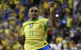 Raphinha marcó un gol y repartió una asistencia con Brasil.