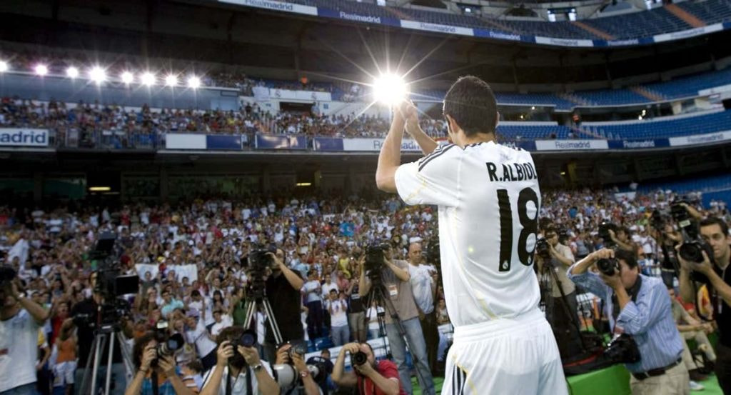 Raúl Albiol, en su presentación con el Real Madrid, en julio de 2009.