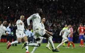 El Real Madrid, celebrando el triunfo en Champions.