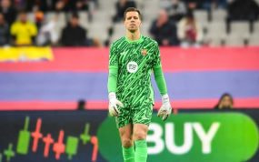 Szczesny dejó la portería a cero en el partido contra la Real Sociedad.