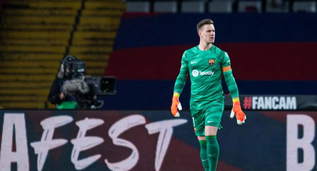 Ter Stegen, en Montjuïc.