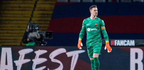 Ter Stegen, en Montjuïc.