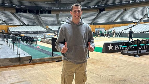 Fede Van Lacke, en el Pabellón Olímpico de Badalona.