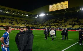 El Villarreal-Espanyol se suspendió cuando todo estaba listo para que se disputara.