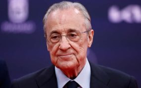 Florentino Pérez, en su última aparición pública.