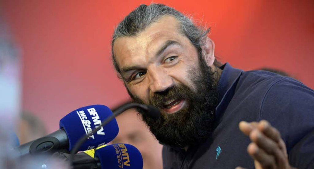 Sébastien Chabal, en una rueda de prensa.