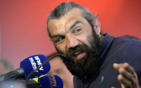 Sébastien Chabal, en una rueda de prensa.