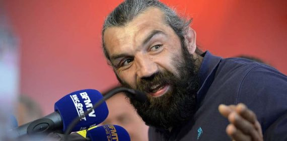 Sébastien Chabal, en una rueda de prensa.