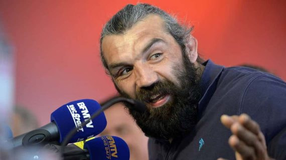 Sébastien Chabal, en una rueda de prensa.