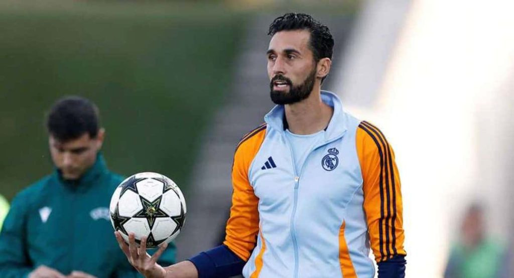 Arbeloa, durante un partido del Juvenil A.