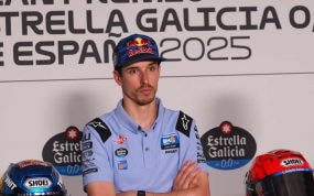 Álex Márquez en la rueda de prensa de este jueves.