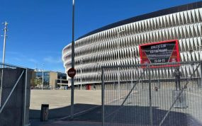 San Mamés, blindado para la previa frente al Rangers.