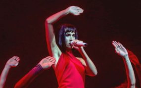Aitana, durante un concierto.