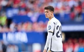 Arda Güler, con el Real Madrid.