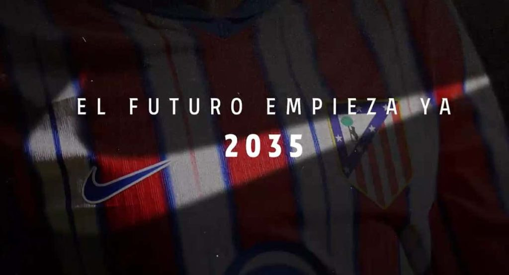 Captura de imagen de la presentación del acuerdo entre el Atlético de Madrid y Nike.