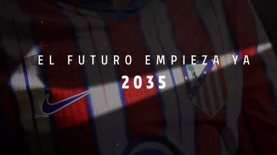 Captura de imagen de la presentación del acuerdo entre el Atlético de Madrid y Nike.