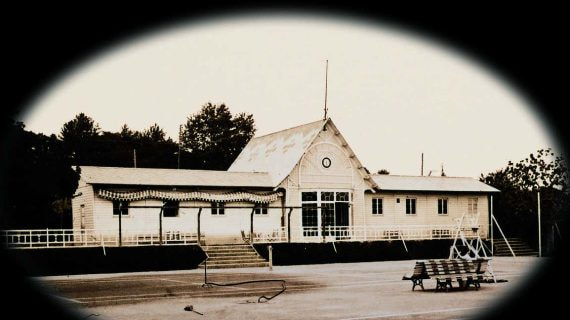 El chalet del RCTB en 1919 que refleja la historia del club y del torneo de tenis de Barcelona.
