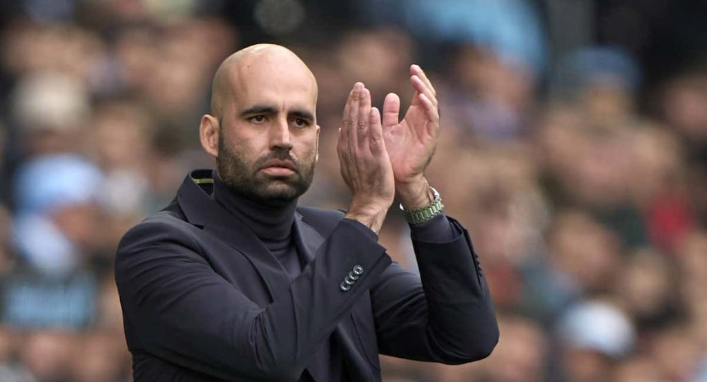Claudio Giráldez, en un partido con el Celta.