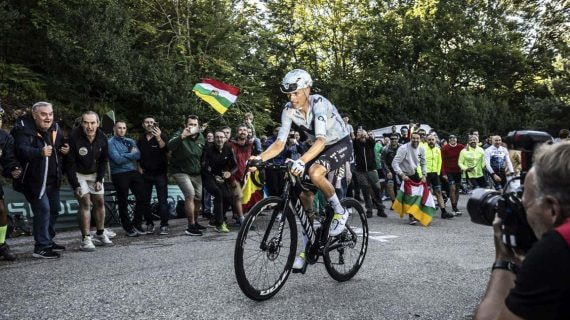 Enric Mas, líder de Movistar Team, durante la pasada Vuelta a España.