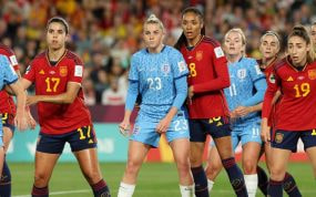Una jugada de la final del Mundial de 2023.
