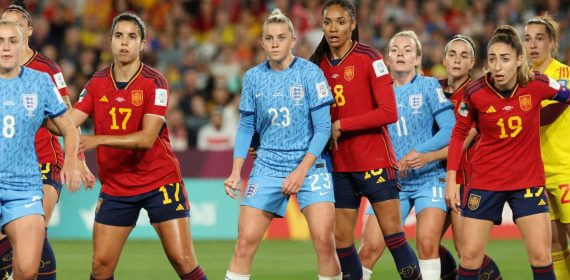 Una jugada de la final del Mundial de 2023.