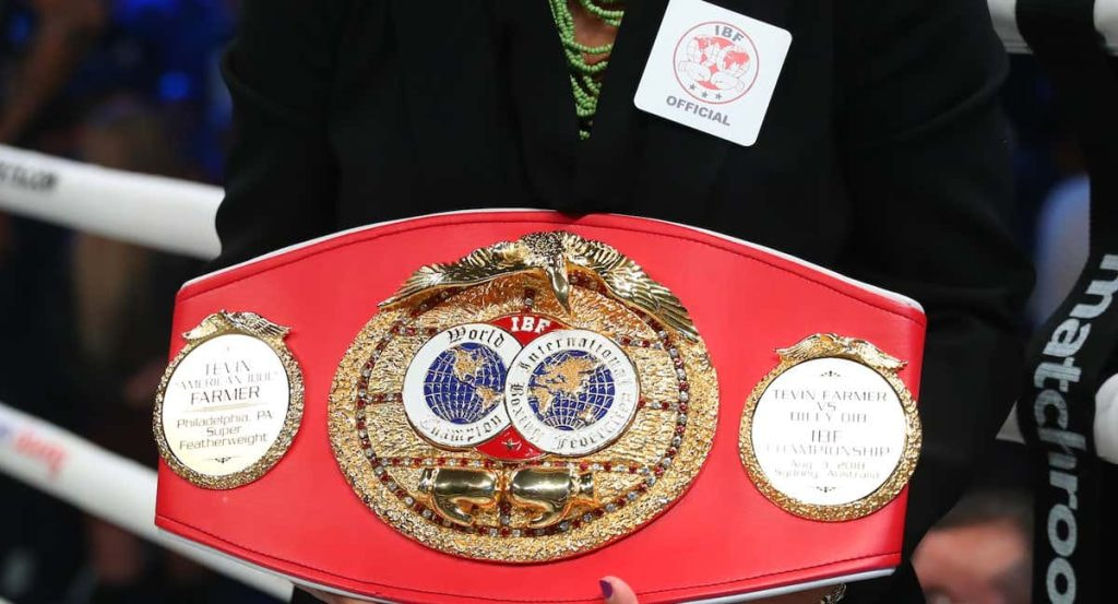 Cinturón mundial IBF.