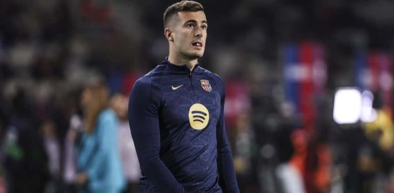 Iñaki Peña, durante un encuentro con el FC Barcelona de esta temporada.