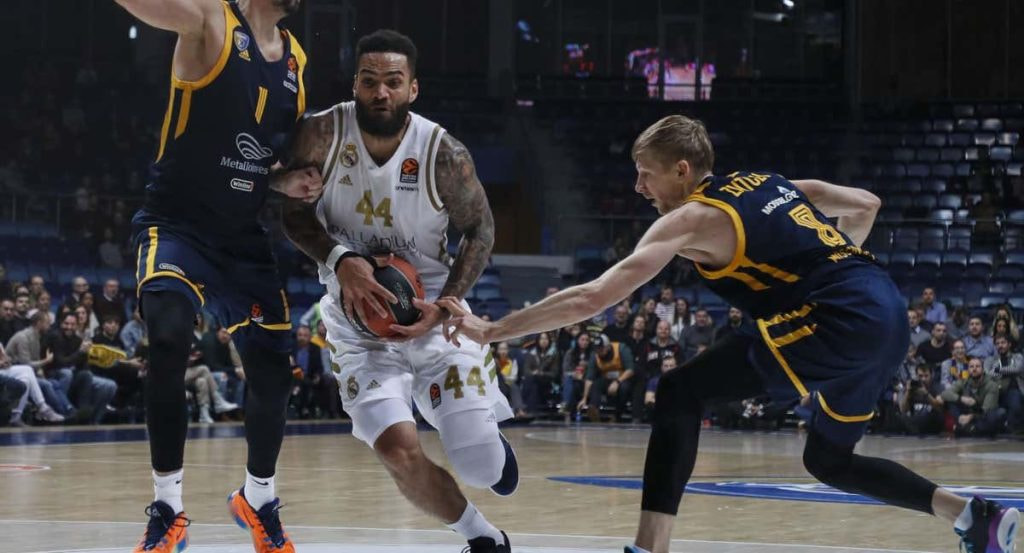 Jeffery Taylor, durante su etapa en el Real Madrid.