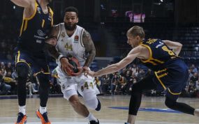 Jeffery Taylor, durante su etapa en el Real Madrid.