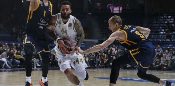 Jeffery Taylor, durante su etapa en el Real Madrid.