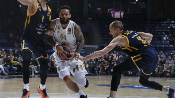 Jeffery Taylor, durante su etapa en el Real Madrid.