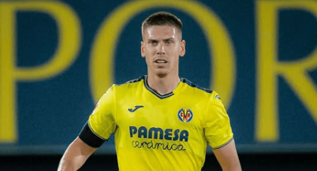 Juan Foyth con el Villarreal CF.