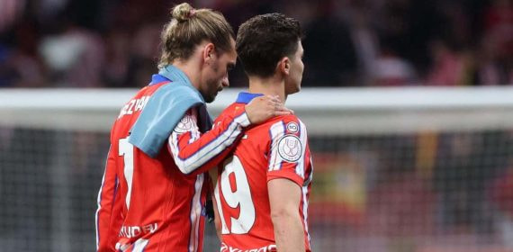 Griezmann y Julián han compartido buenos y malos momentos esta temporada.
