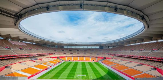 El estadio de la Cartuja, en Sevilla, sede de la final de Copa del Rey.