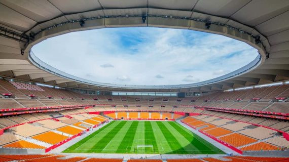 El estadio de la Cartuja, en Sevilla, sede de la final de Copa del Rey.