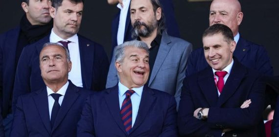 Joan Laporta, presidente del FC Barcelona.