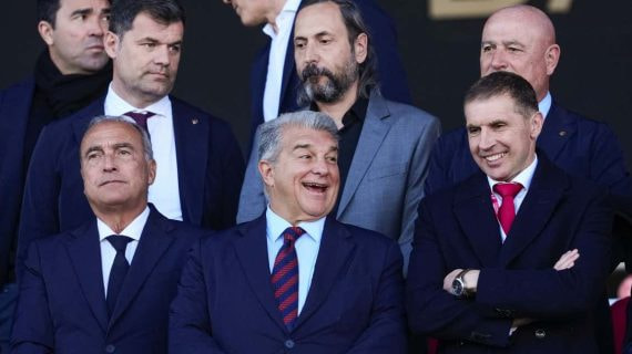 Joan Laporta, presidente del FC Barcelona.