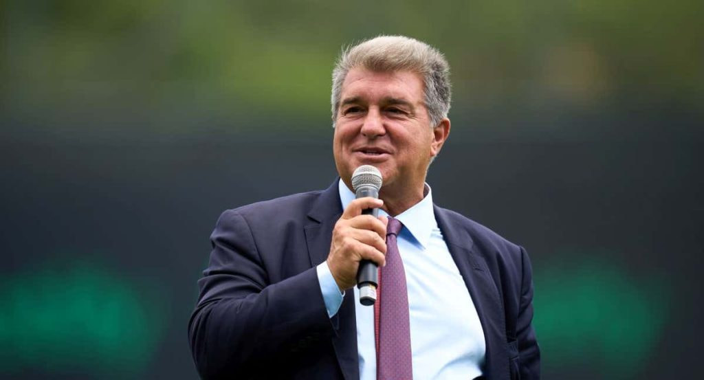 Joan Laporta, presidente del FC Barcelona.