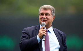 Joan Laporta, presidente del FC Barcelona.