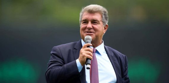 Joan Laporta, presidente del FC Barcelona.