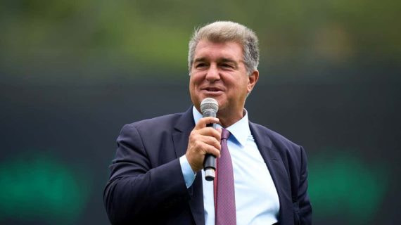 Joan Laporta, presidente del FC Barcelona.