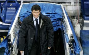 López Caro, en su etapa como entrenador del Real Madrid.